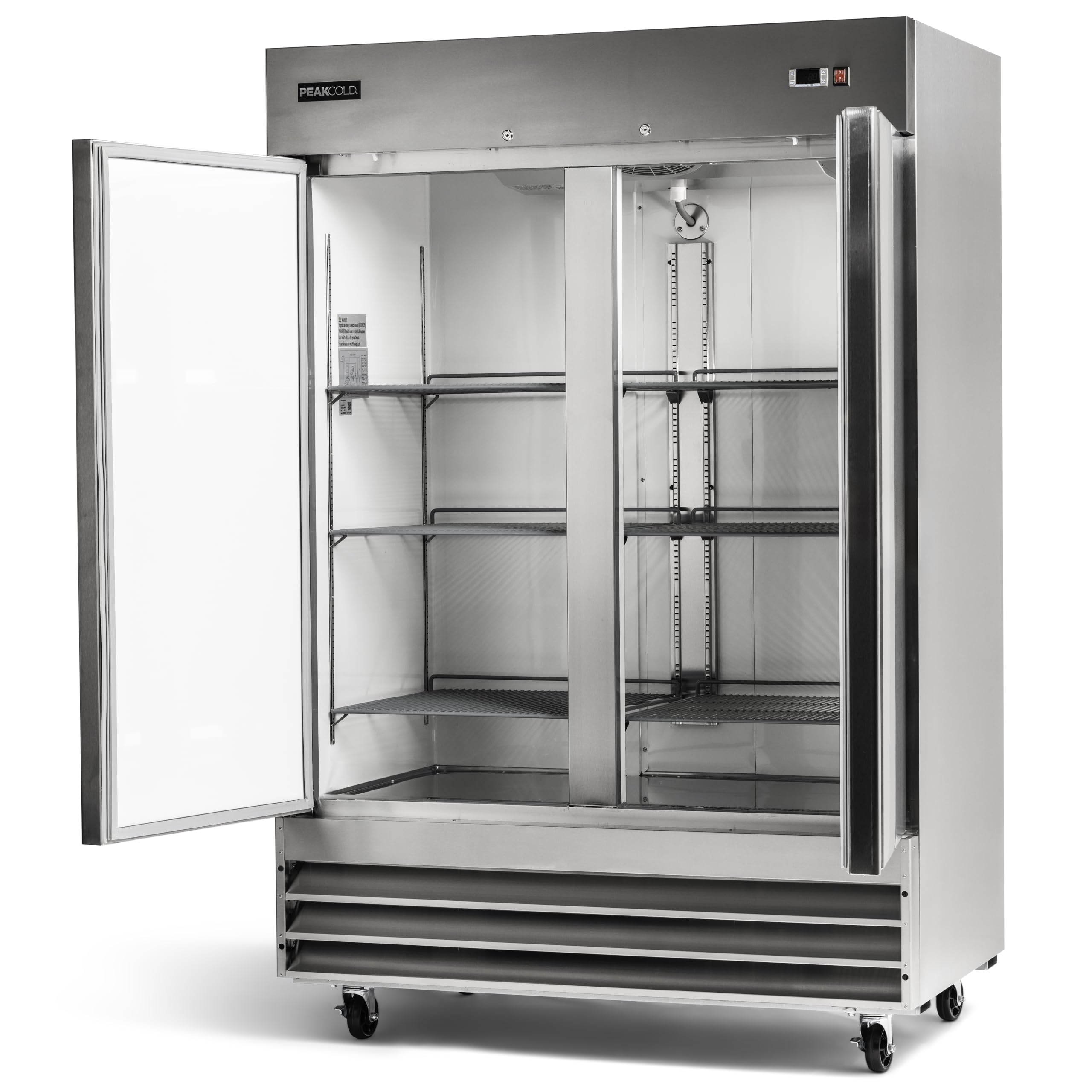 Amazon.com: PeakCold 2 Door Commercial Stainless Steel